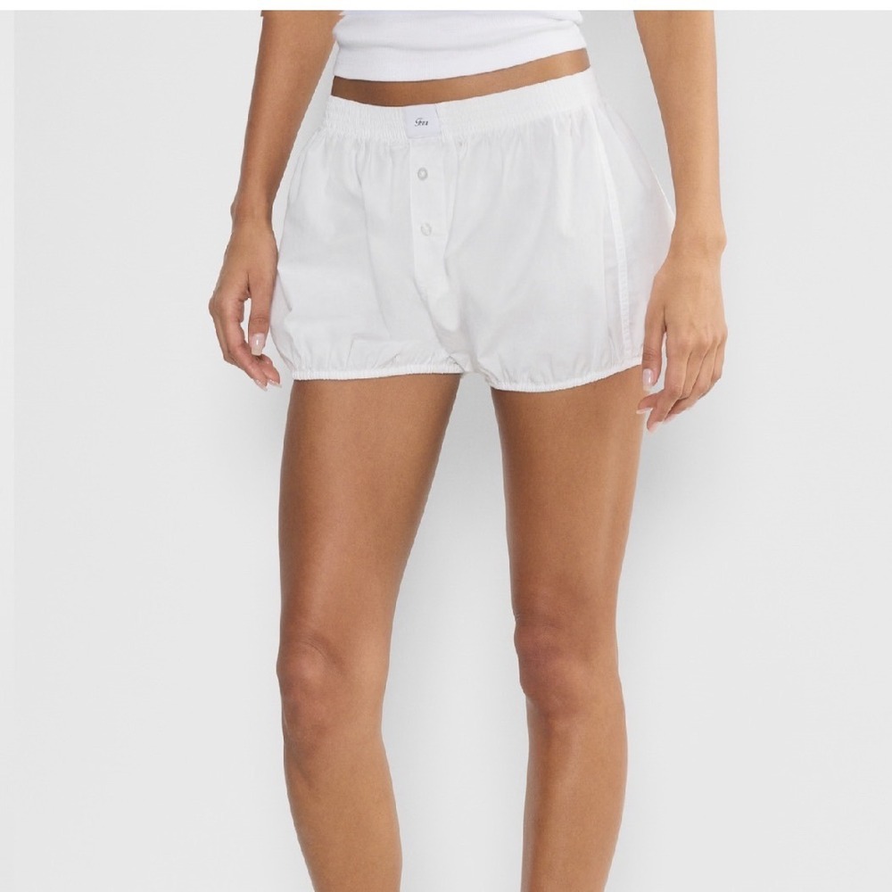 ARITZIA TNA Dally Poplin Bloomer In‎ white Size XXS